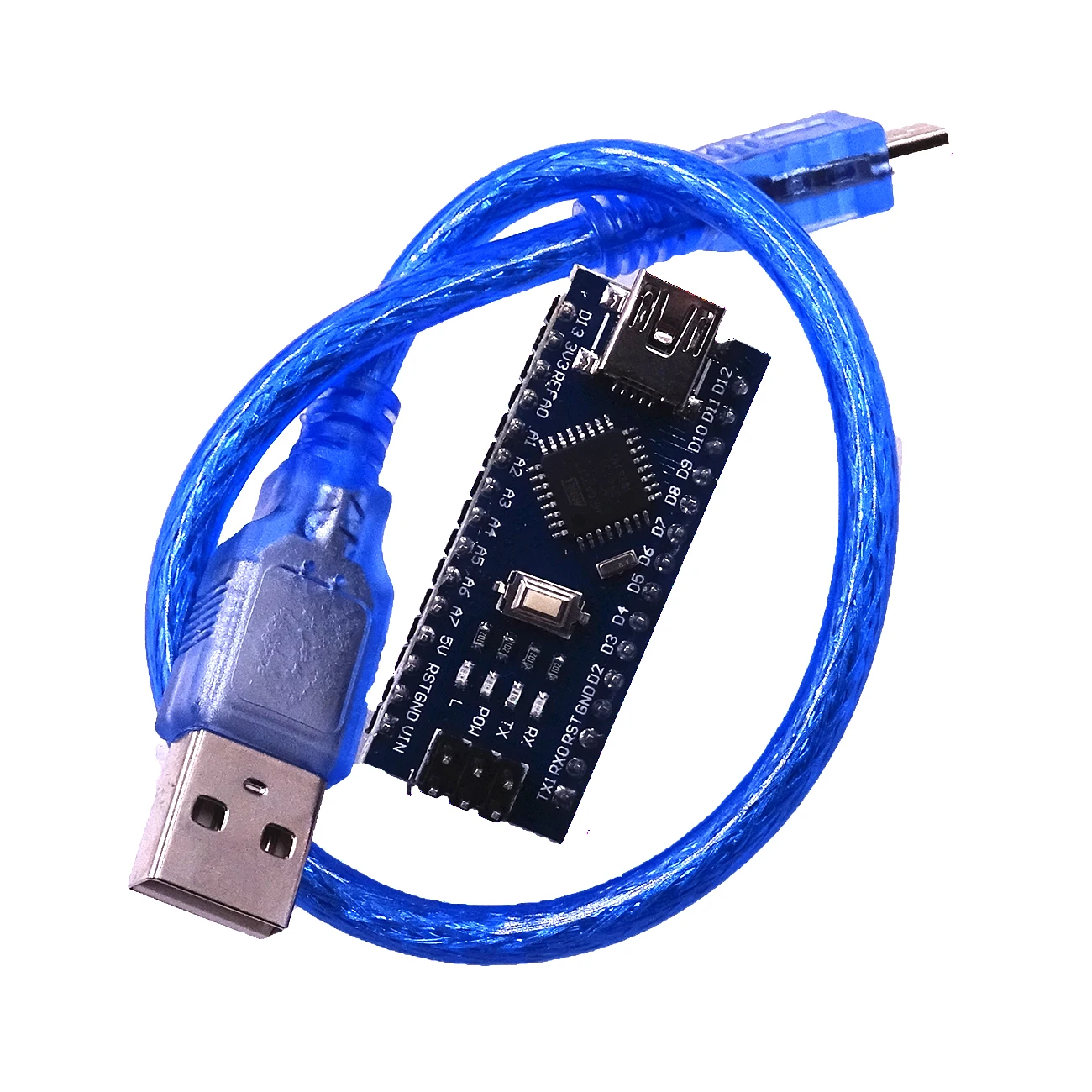 10 шт. NANO 3,0 контроллер совместимый для arduino NANO CH340 turno USB контроллер кабель ninguna V3.0 NANO