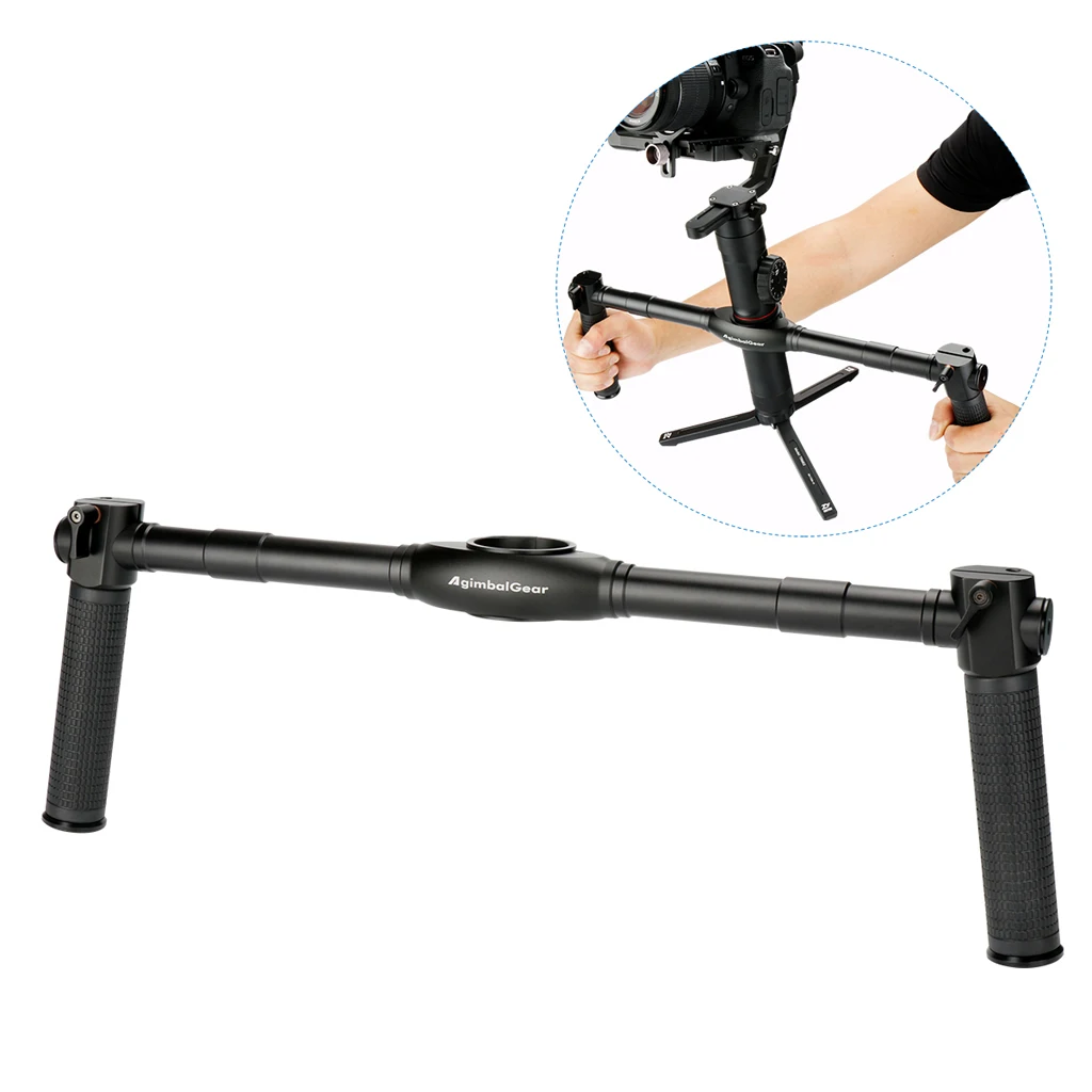 

Extended Handle Dual Handheld Grip Bracket Kit Stabilizer for Zhiyun Crane 2
