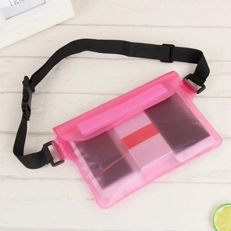 

Swimming Beach Waterproof phone Bag strip Dry sealing mobile Pouch drift Strap Holder & Belt pouch package