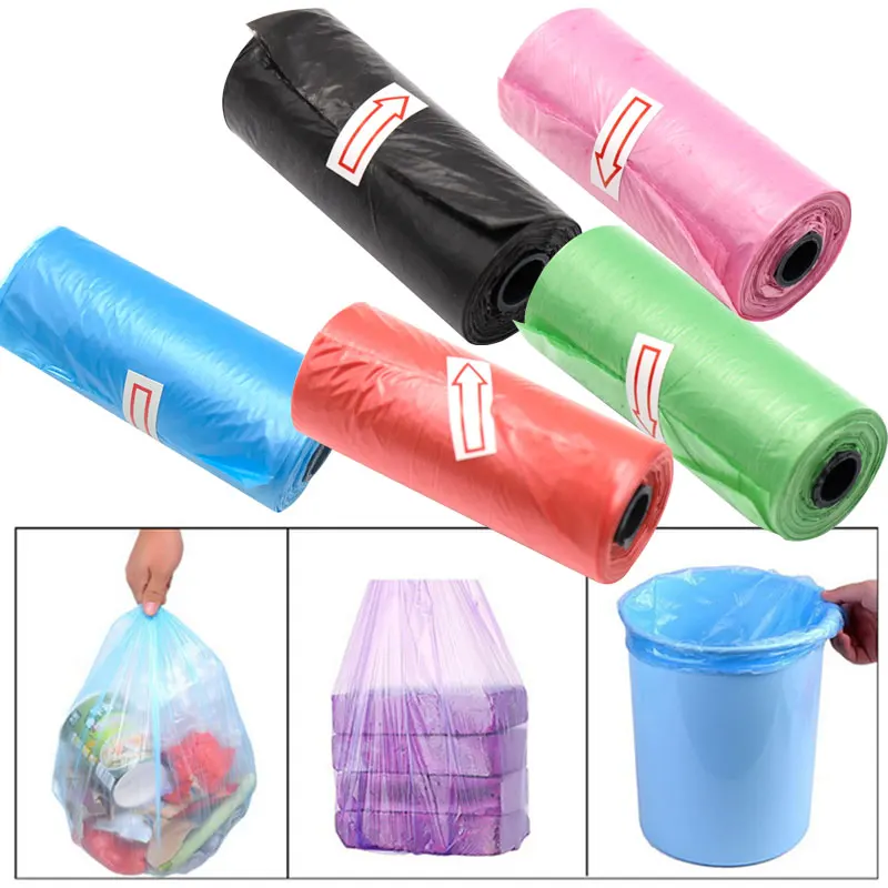 

Office Kitchen Commercial Needs Rubbish Bag Plastic Garbage Bags Environmentally Friendly Black Lawn Bathroom Car Leak-Proof