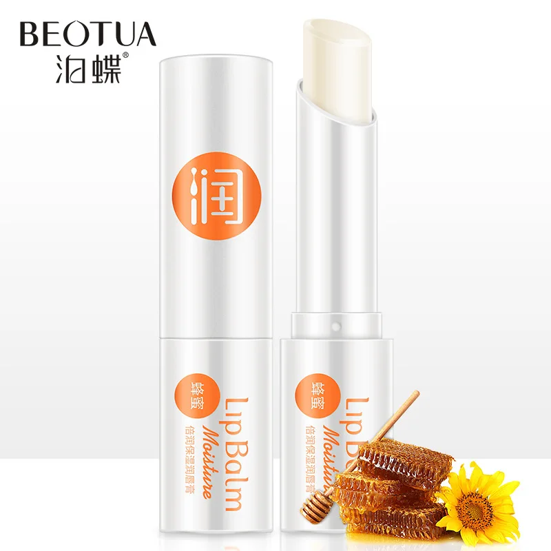 Новинка 2018 двухслойный увлажняющий бальзам BEOTUA Honey для губ стойкий