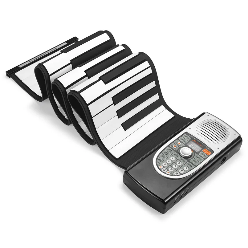 

DoReMi Smart Hand Rolling Electronic Piano 61 Keys Adult Portable Folding Piano Silicone Beginner Keyboard Instrument S2018-61