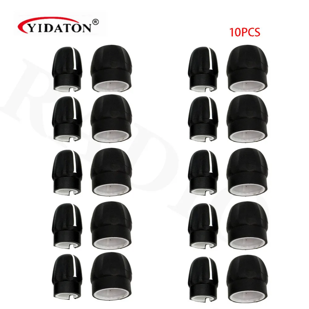 10 x volume knob + channel selector knob for Motorola radios GP-328 338 HT750 HT1250 EP350 EP450 EX500 EX600 GP340 GP360 GP380 (4)