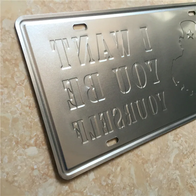 15*30 см США Ретро табличка металлический знак автомобиля номерной знак гараж мотоцикл Панама Модесто знак украшение дома наклейки на стену MN39