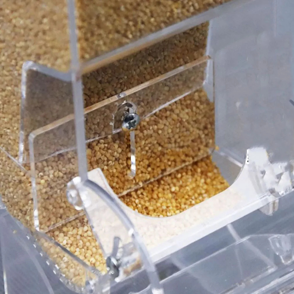 new Acrylic Automatic Bird Feeder Pet Feeding Device Seed Food food containers