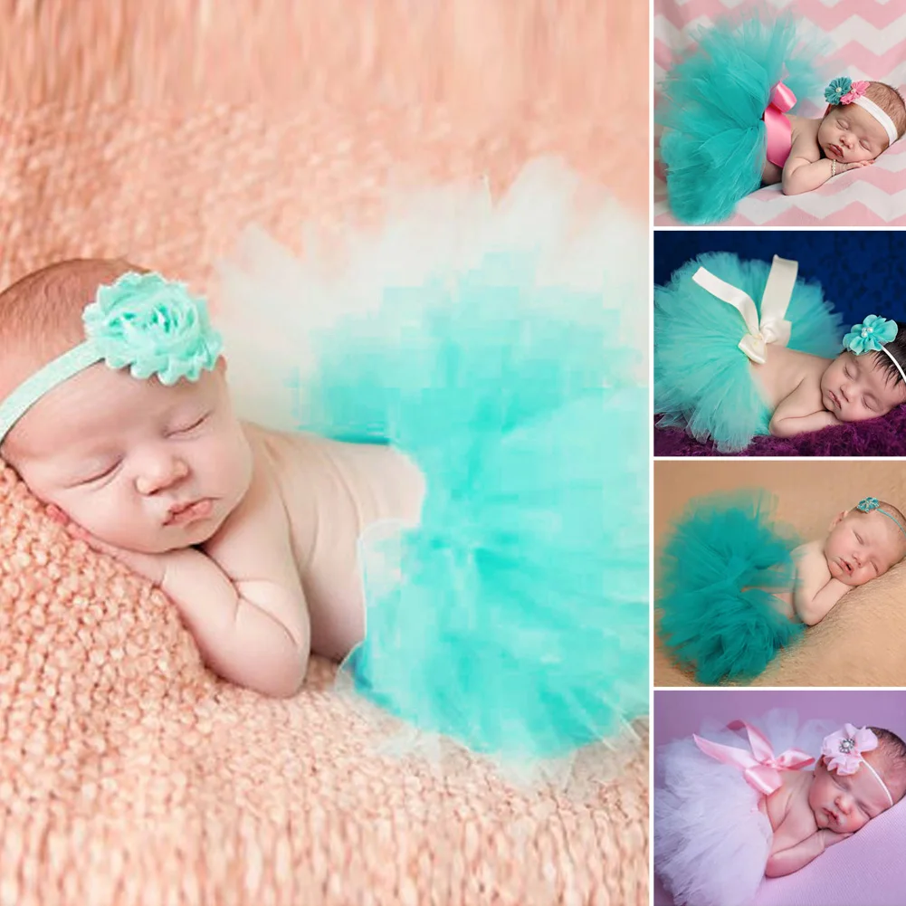 Baby Photography Props Newborn Handmade Crochet Cap Infant Girl Photo Props with Headware 0 12M
