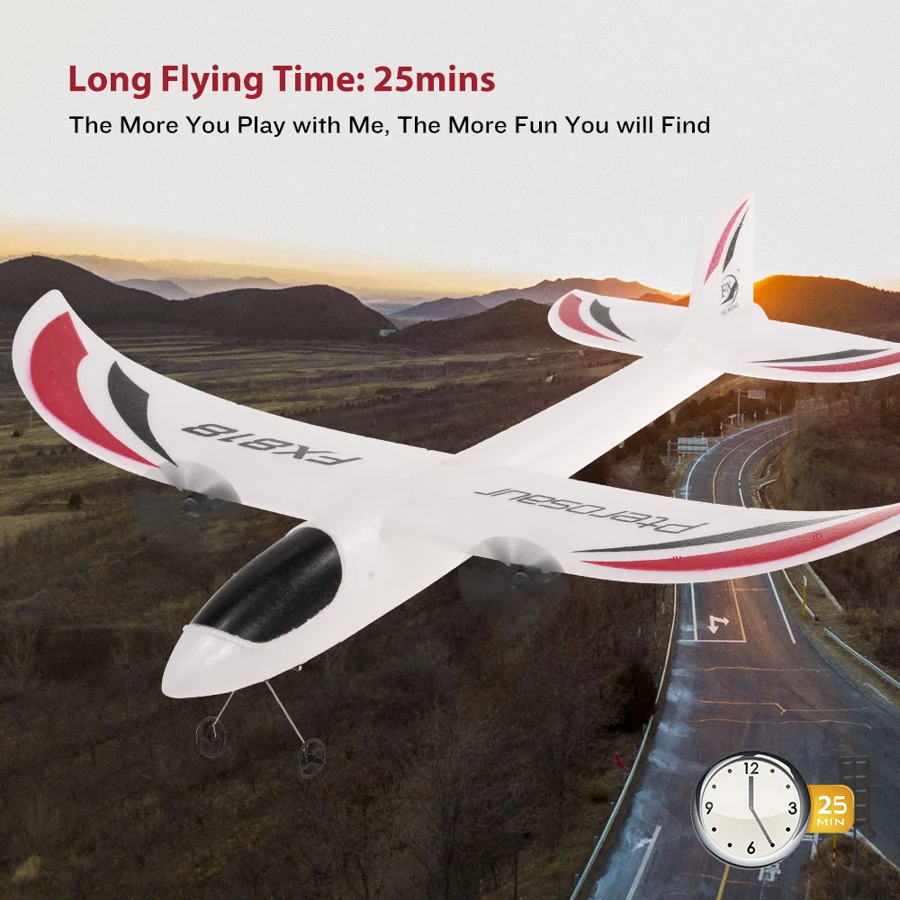 

FX-818 RC Airplane 2.4G 2CH 480mm Wingspan Remote Control Glider Fixed Wing RC Aircraft RTF RC Toys