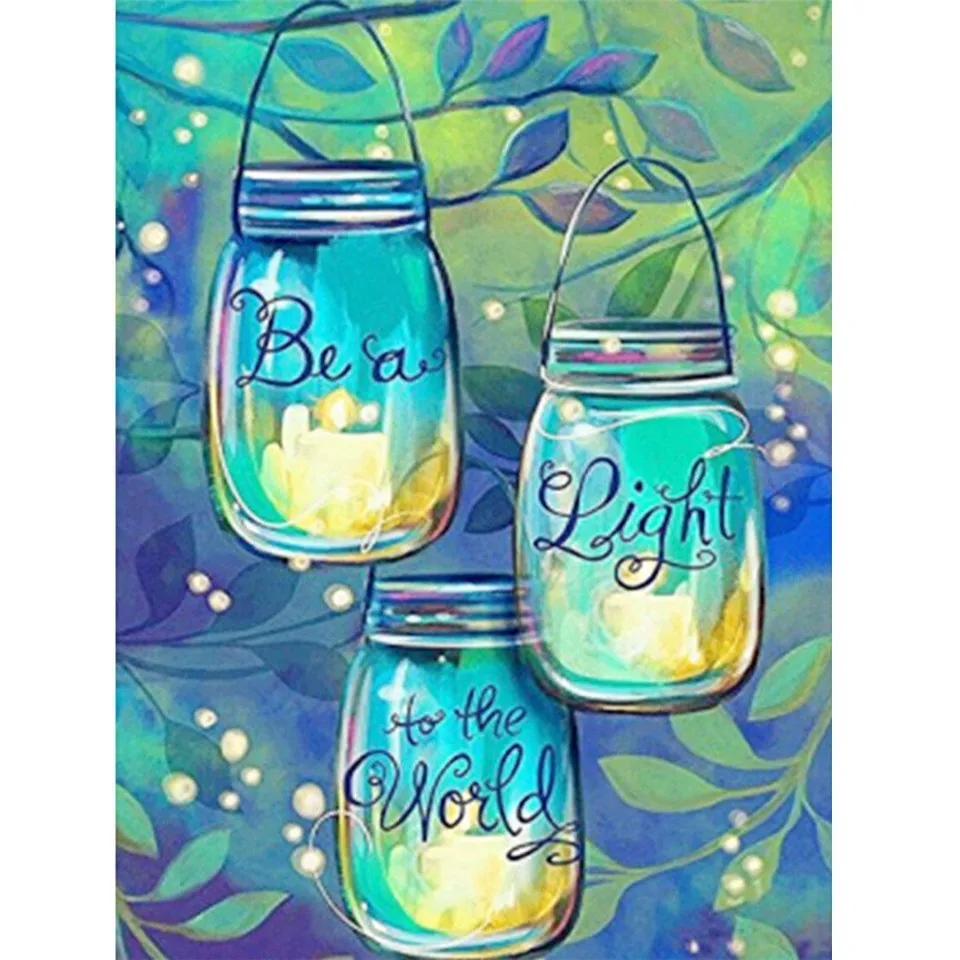 New Diamond Painting Bottle Scenery DIY Diamond Mosaic Landscape