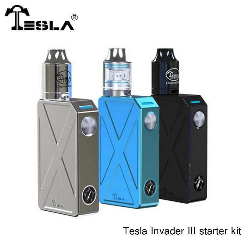 Prix pour D'origine Tesla Envahisseur III starter kit 240 W Tesla Envahisseur III TC Mod Carrate 22 RTA Prix pour D'origine Tesla Envahisseur III starter kit 240 W Tesla Envahisseur III TC Mod Carrate 22 RTA
