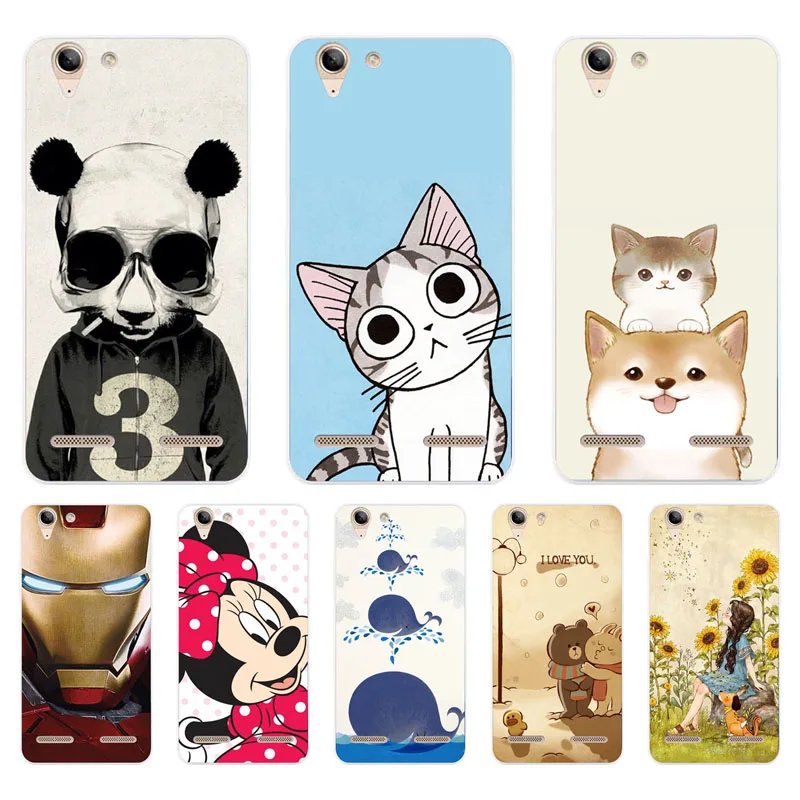 Lenovo k5 plus Case Silicon cartoon Painting Soft TPU Back Cover for Protect Phone cases shell |