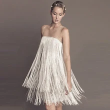 2016 Eugen yarn fashion sleeveless tassel lace dress loose sexy temperament lady female summer