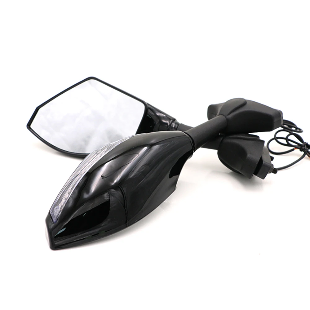 

Motorcycle Signal Lights Turn Indicator Chrome Moto LED Turn Signal Lights Blinker Indicator Rear View Mirror For Honda
