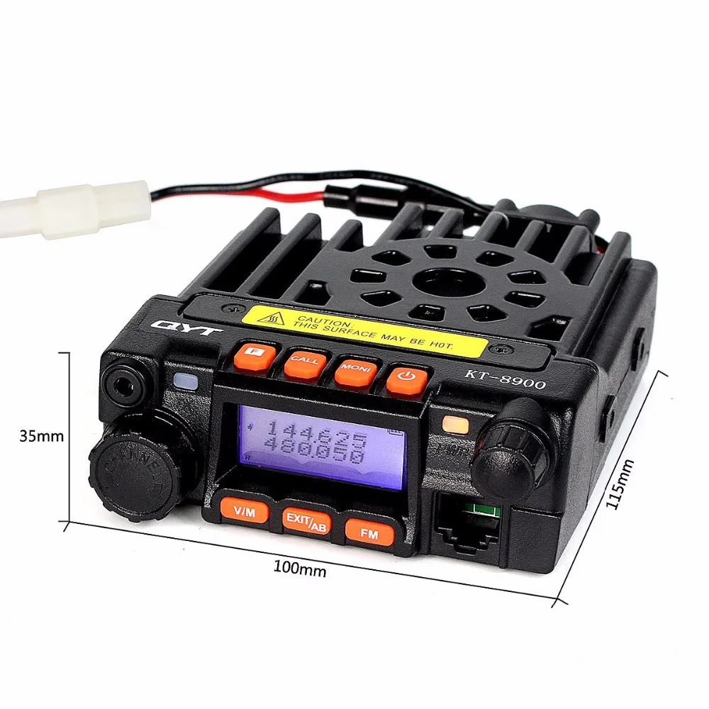 Baofeng KT8900 мобильное радио двухдиапазонный приемопередатчик 25 Вт мощность передачи U/V мини-автомобильное радио Любительское радиолюбительское радио и микрофон