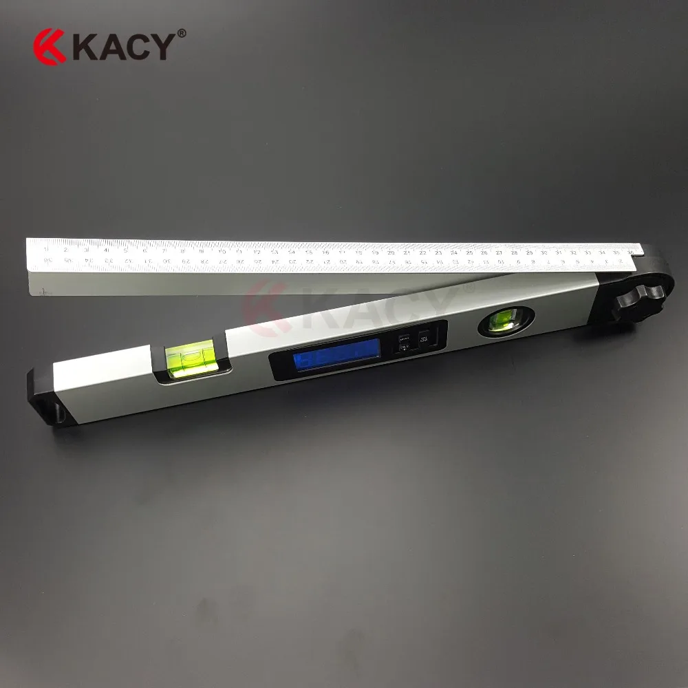 kacy-32160-400ミリメートル垂直水平デジタル液晶ディスプレイアングルファインダーメーター分度器スピリットレベリング用木工