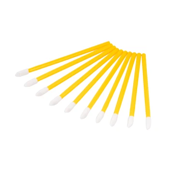 

50pcs Disposable Cosmetic Lip Brush Lipstick Gloss Wands Applicator maquillage mascara 4 Colors optional Foundation makeup brush