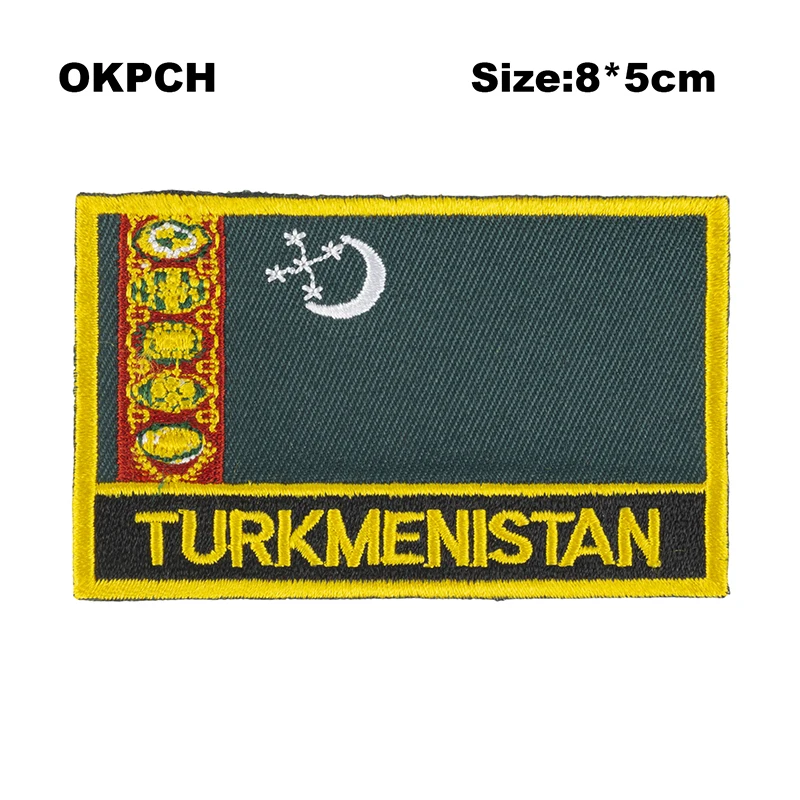 Флаг Танзании Лоскутная Ткань Вышивка патч cutstom DIY наклейки на одежду с железным PT0173-R