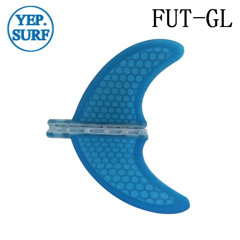 Future GL синий плавник для серфинга quad fin Набор стекловолоконных сотовых плавников оранжевый