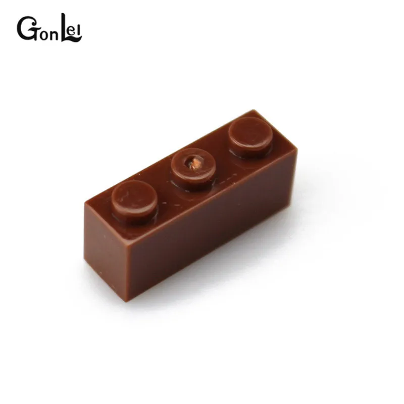80 шт./лот Moc кирпич 1X3 (3h) DIY просветленные Блоки Кирпичи совместимы с 3622 Rebrickable