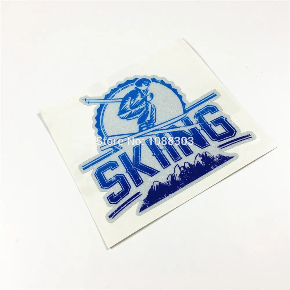 

2sizes Cool Sports SKIING Car Sticker Decals for Auto Whole Body Window Tail 3561