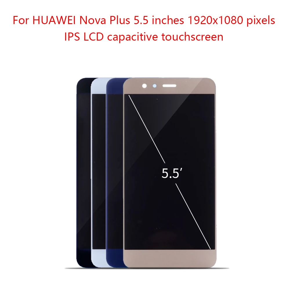5 &quotдля HUAWEI Nova Plus ЖК дисплей сенсорный экран дигитайзер с рамкой для TD LTE MLA L01