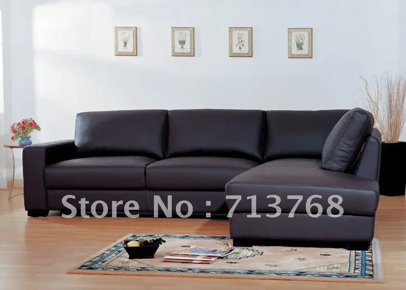 Современная мебель/гостиная кожаный диван/угловой диван MCNO985|modern furniture|living room leather