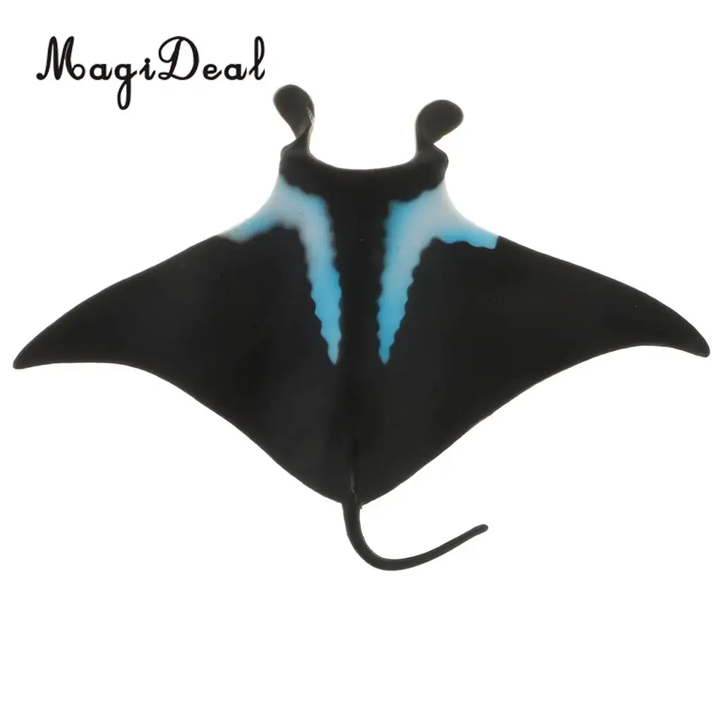 Lifelike Wildlife Animal Model Figure Nature Toys Educational Figurine Home Decor - Manta Ray Fish
