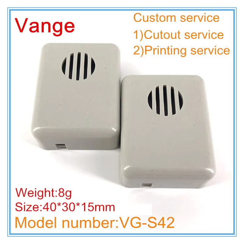 

2pcs/lot speaker project box 40*30*15mm ABS case plastic instrument housing diy for cable outlet box