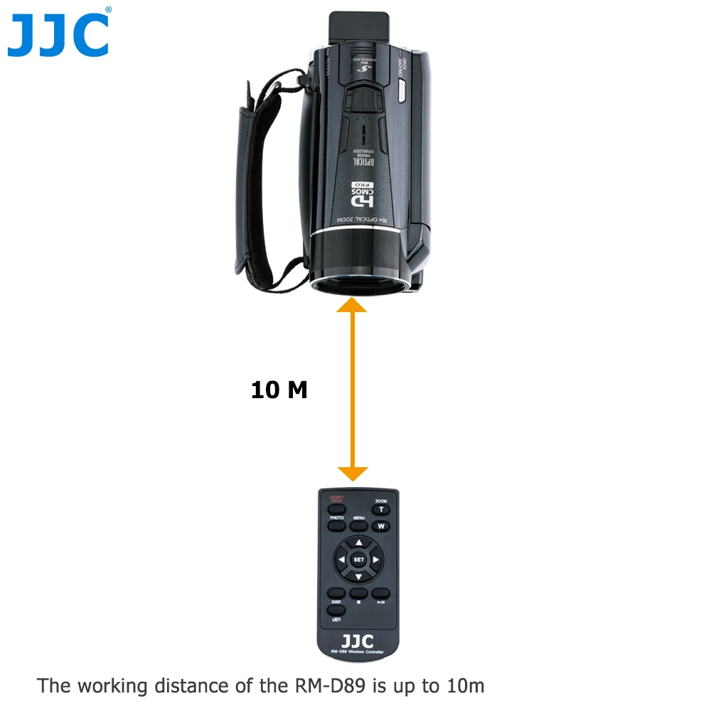 JJC ИК инфракрасный беспроводной пульт дистанционного управления для Canon видеокамеры HF M50/HF M500/HF M52/HF M52/HF G20/HF-M300/HF G40/HF G30/HF-M31