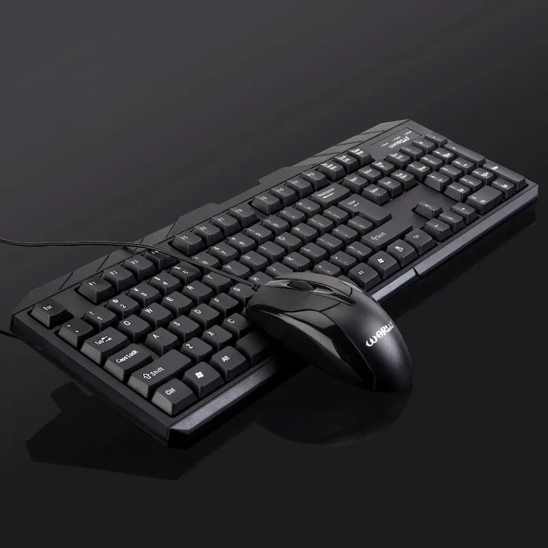 USB Проводная клавиатура и мышь комбинированный костюм J19T Эргономика водостойкая+ 1000 dpi игровая мышь набор для ноутбука PC