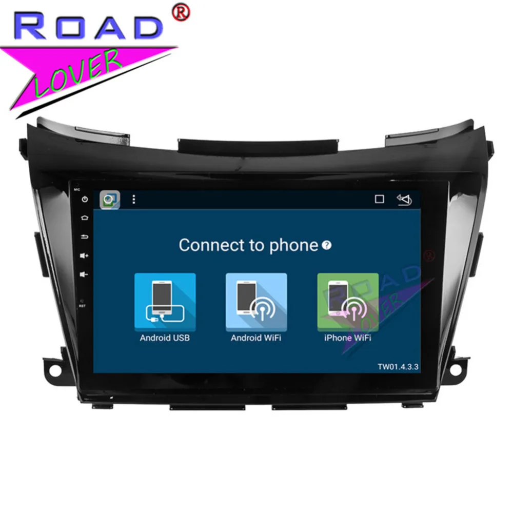 Clearance Roadlover Android 8.1 Car Autoradio Player For Nissan Murano 2015 Stereo GPS Navigation Magnitol Double Din Octa Core MP3 NO DVD 5