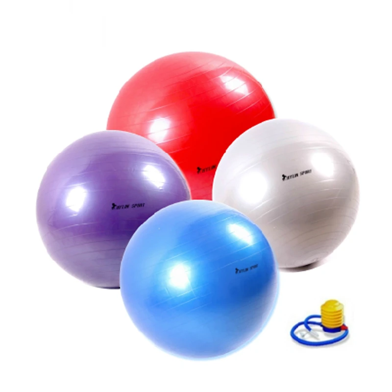 Free shipping authentic big yoga ball fitness ball 65cm environmental pregnant yoga ball thickening explosion