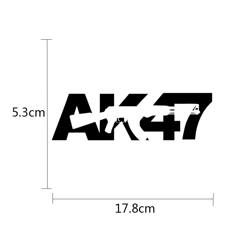 Автомобильный Стайлинг Забавный АК 47 охота наклейки на автомобиль авто наклейка