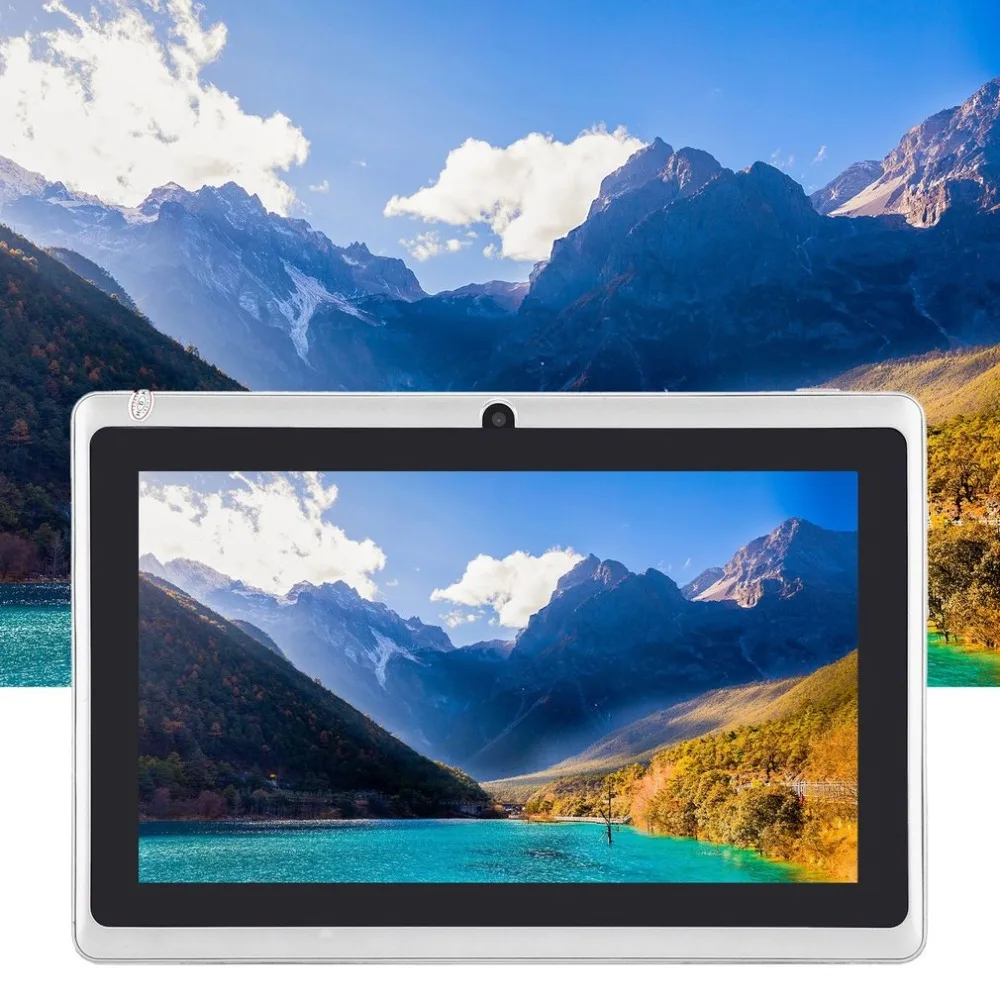 

Q88 quad-core wifi tablets PC 7 inch Android tablet USB power supply support OTG 512M+4G Seven color to choose