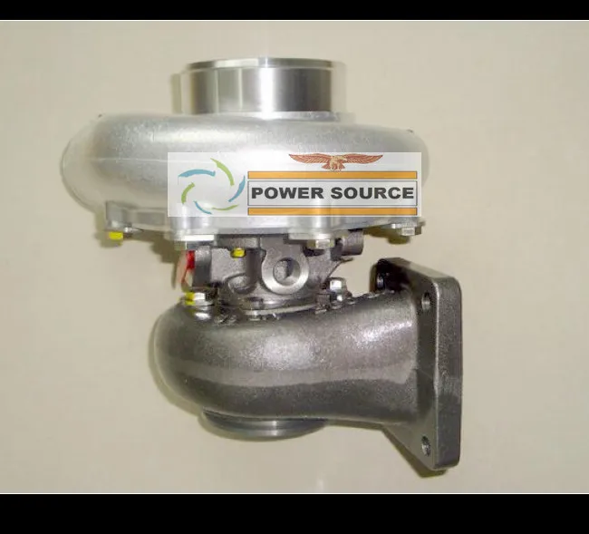 Turbo Turbine oil cooled Turbocharger T76 T4 Turbine AR .68 Comp AR 0.80 800HP-900HP Turbo charger - (3)