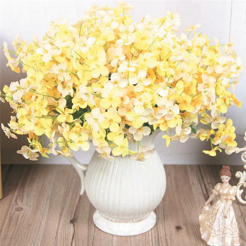 Fake Flowers 60 Heads Silk Four-leaf clover Artificial Flowers for Wedding Party DIY Supplies Home Garden Decoration Flowers Fake Flowers 60 Heads Silk Four-leaf clover Artificial Flowers for Wedding Party DIY Supplies Home Garden Decoration Flowers