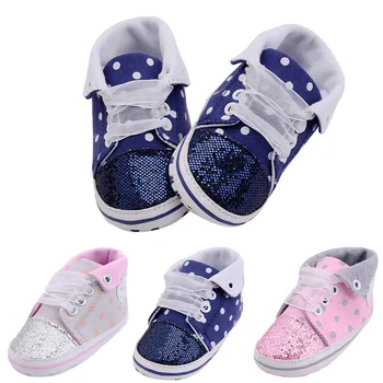 

Baby Soft-soled Baby Toddler Shoes 0 - 1 Year Old Non-slip Tri-color Baby Shoes