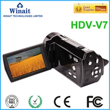 3.0″LCD display digital video camera HDV-V7 full hd 1080p 32GB memory 16X digital zoom photo+video digital camcorder