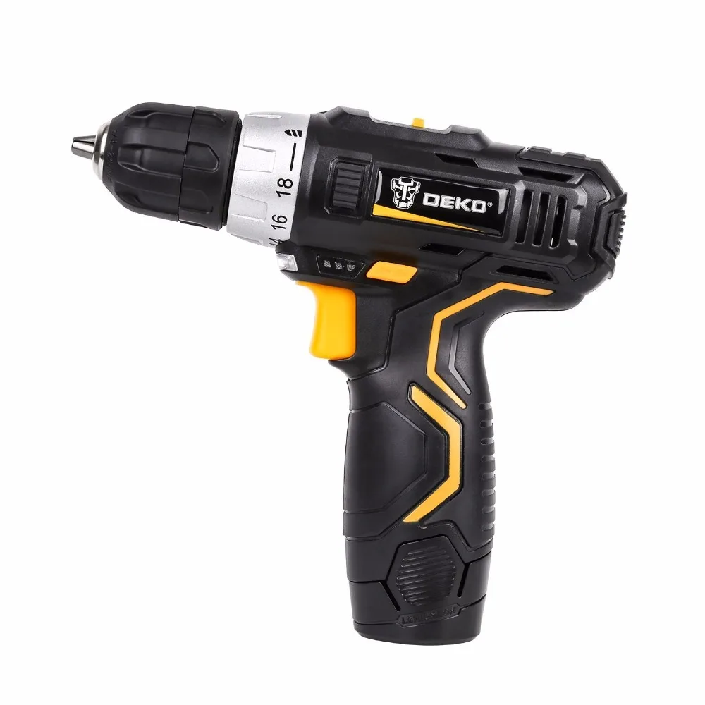 12V DC Household DIY Lithium Battery Cordless Drill/Driver Power Drill Tool Electric Drill Woodworking Power Tools For Woman