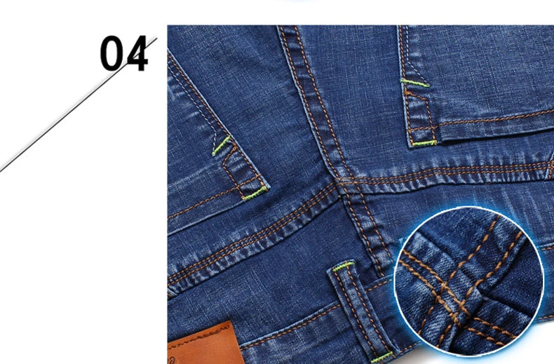 QUANBO брендовая одежда 2019 новый летний для мужчин синие джинсовые шорты Бизнес повседневные эластичные джинсы короткий, зауженный крой