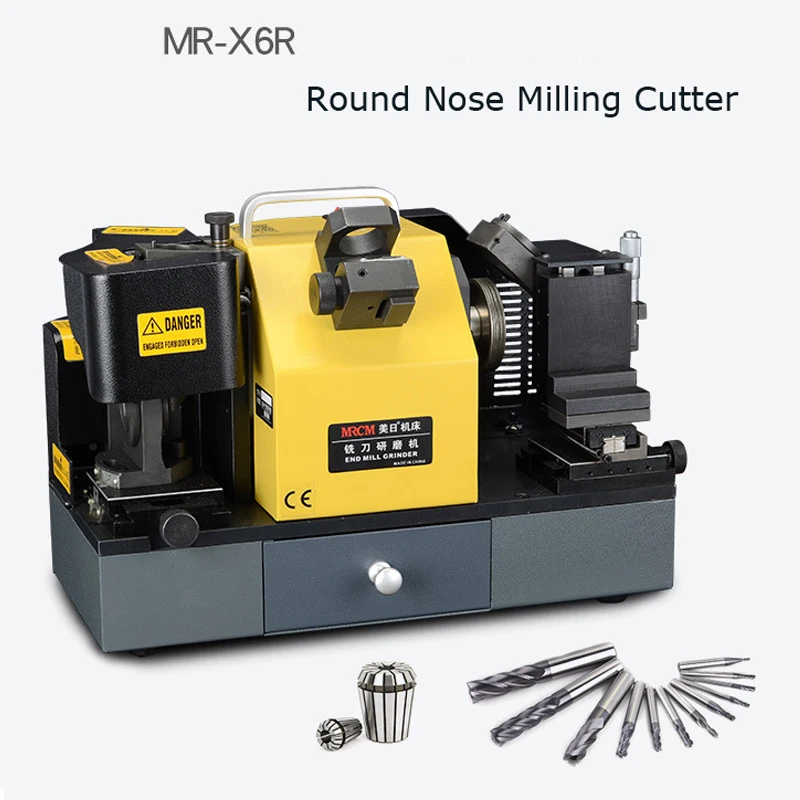 Electric End Mill Grinder Sharpener 4-14mm Alloy  milling Cutter Grinding Machine High Precision grinding  Tools MR-X6R