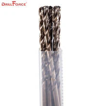 10PCS 0 5mm 8 0mm M35 HSS CO Cobalt Drill Bits HSS Twist Drill Bit For