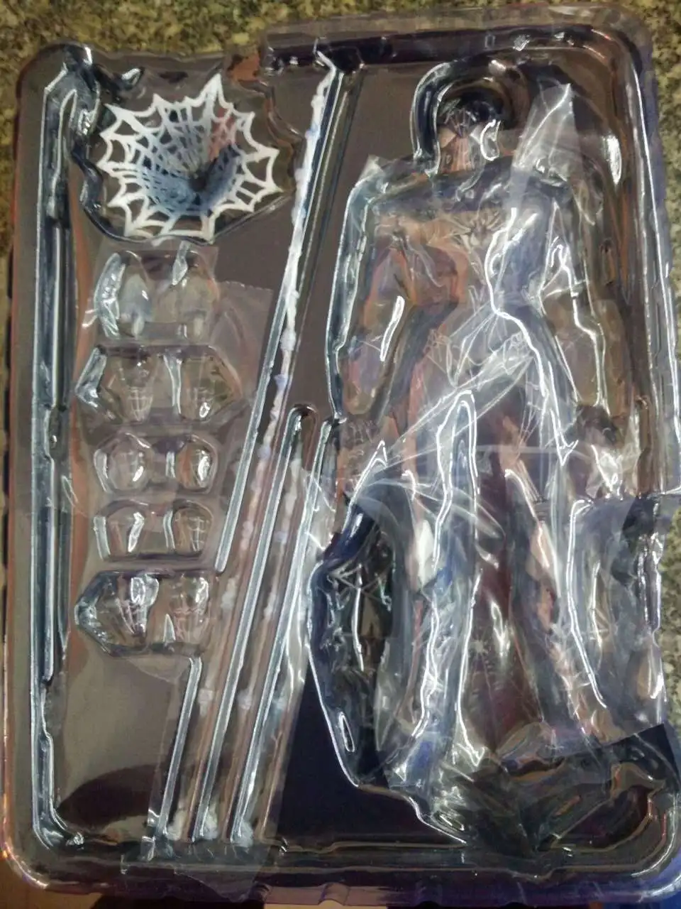 Play Arts Spider Hero Blue Ver Venom PA Secret Wars Питер Паркер 27 см ПВХ экшн фигурка Kai Figure|Игровые