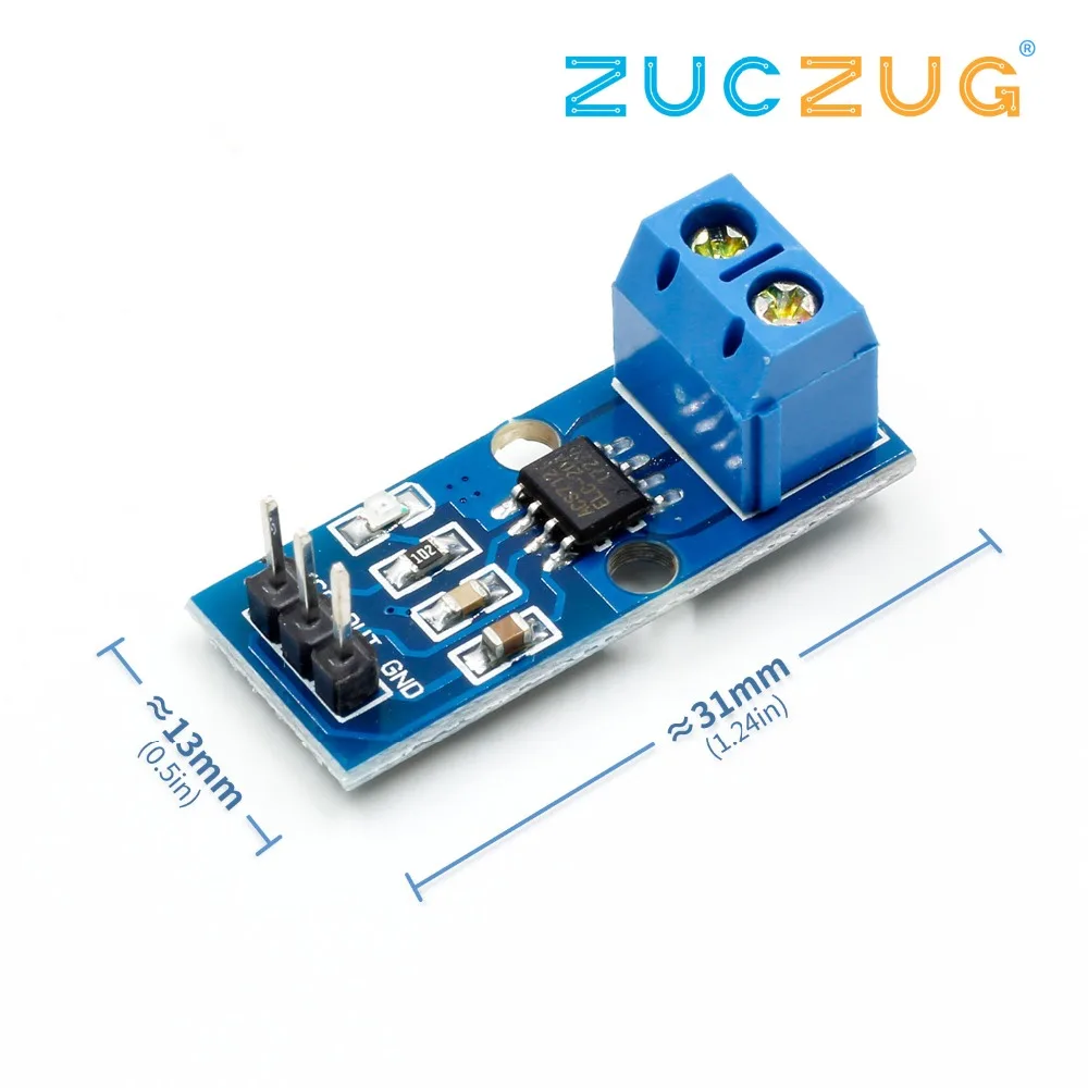 

1PCS Hall Current Sensor Module ACS712 module 20A Hall Current Sensor Module for arduino 20A ACS712