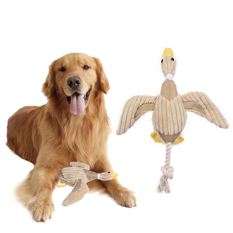 

Funny Pet Puppy Chew Squeaker Squeaky Plush Sound Duck Dog Play Toy Non-toxic Dropshipping #HCNSH#