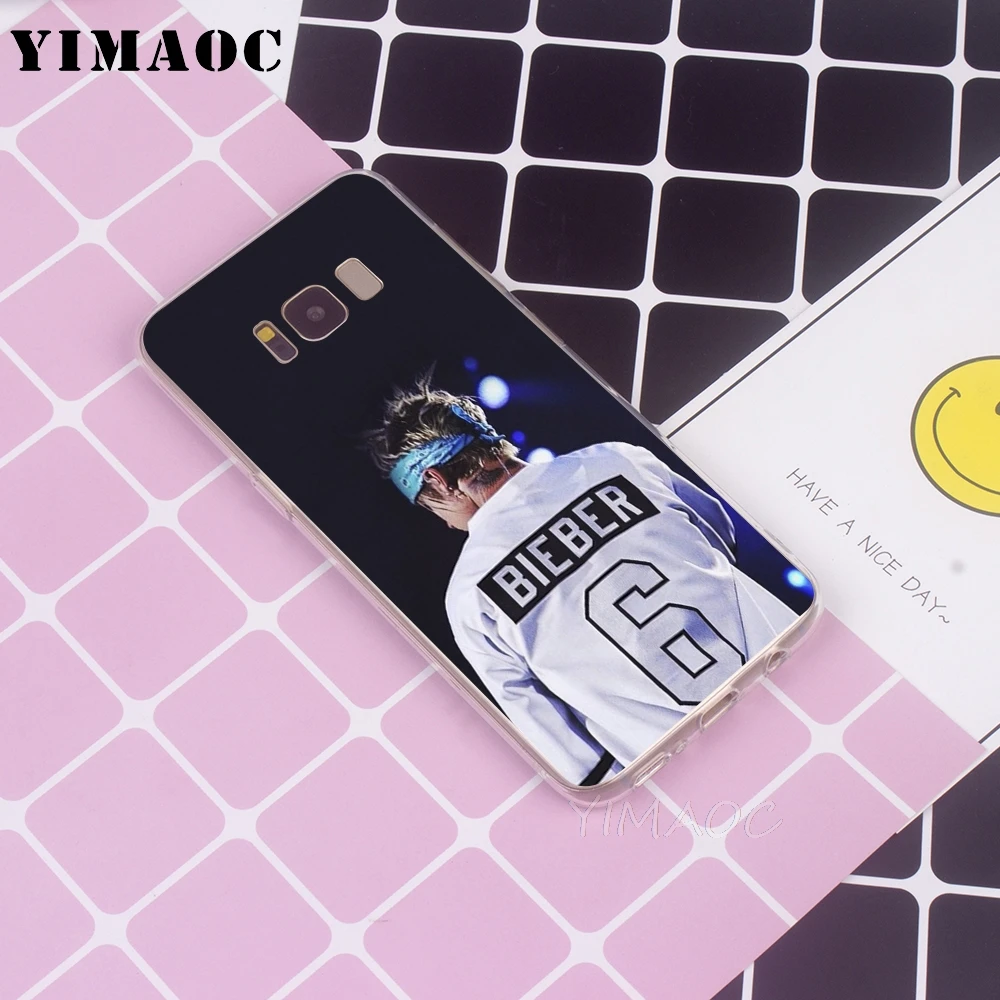 YIMAOC Justin Bieber purpose tour Soft Case for Galaxy j3 j5 j6 j7 A5 2016 2017 A6 A9 2018 Note 8 9 S7 edge S8 S9 S10 Plus S10e