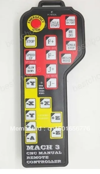  ¡Envío Gratis Módulo electrónico CNC de 4 ejes USB con Control remoto Manual y codificador de Jog s