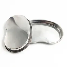 1 шт. изгиб Нержавеющая сталь хирургические медицинские стоматологические инструменты Лоток дезинфекция пластины Малый Размеры для татуировки стерилизации