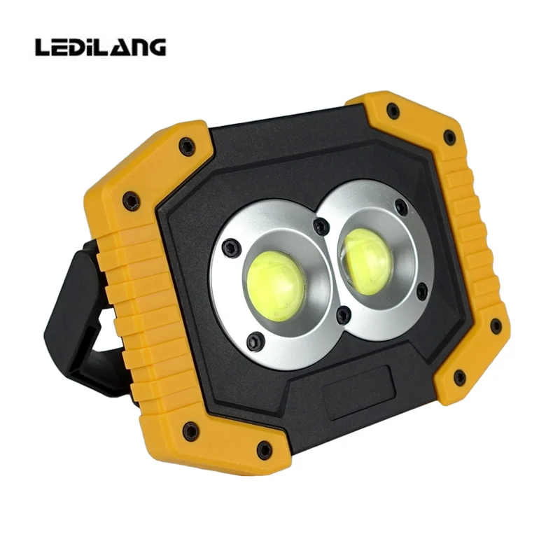 

20W USB Rechargeable Work Light COB LED Camping Lantern Floodlight Flashlight Tent Lamp Spotlight Searchlight Portable Light