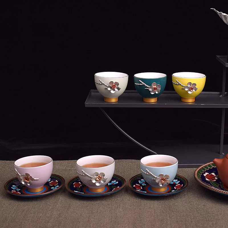 Керамический семейный чайный сервиз gaiwan Tureen чайная канистра чашка чайные