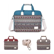 13 14 15 дюймов тканевая сумка для компьютера сумка для Macbook Air Pro hp Dell lenovo 15,6 ноутбук сумка на плечо для женщин и мужчин